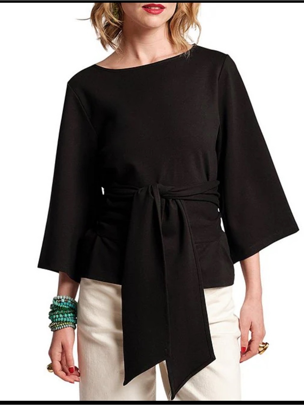 Frances Valentine Whitney Wrap Top